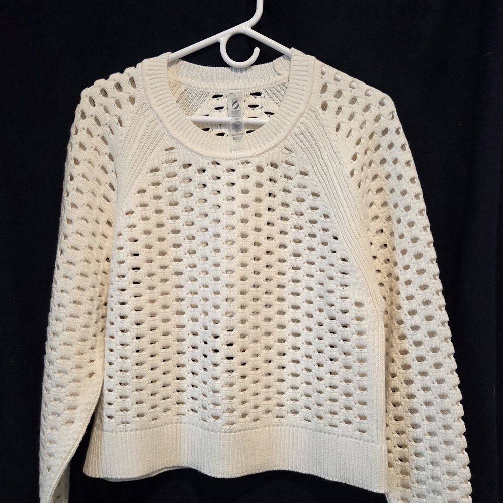 Lou & Grey Open-Knit Sweater